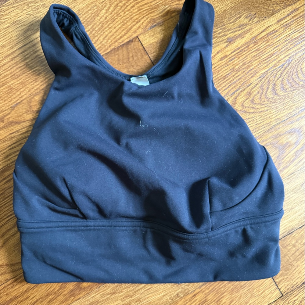 Lululemon Athletica Wunder Train Black Sports Bra size 4